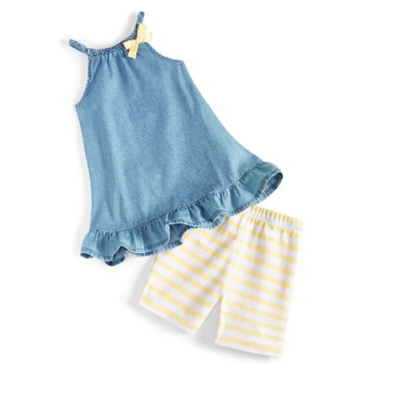 First Impressions Baby
Girls Halter Tunic and Shorts, 2 Piece Set, - Picture 2 of 5